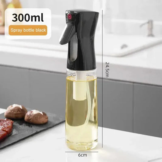 1pc 100/200/300/500ml Oil Spray Pot Kitchen Household Edible Olive Oil Spray Bottle Atomized Misty Oil Tank Air Fryer Spray Bott